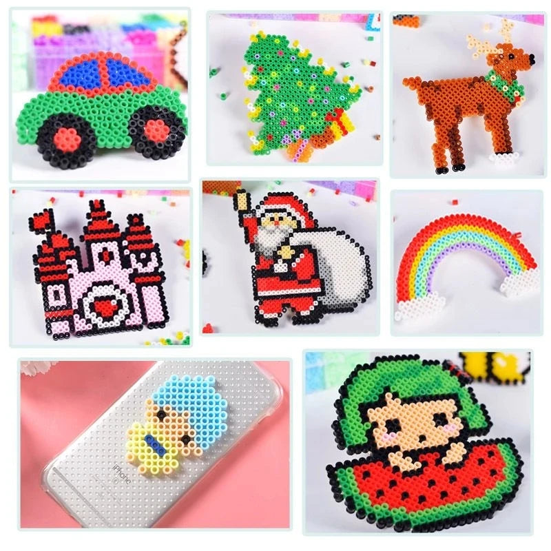 5mm/2.6mm 24/48/72 Colors Hama Beads 3D Puzzle Perler Fuse
