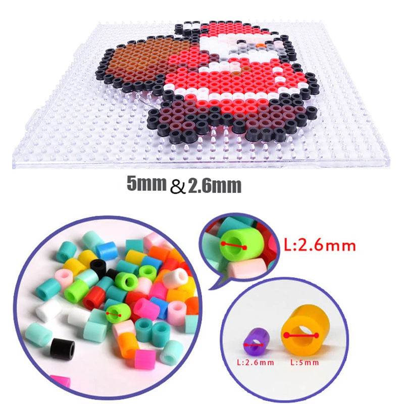 5mm/2.6mm 24/48/72 Colors Hama Beads 3D Puzzle Perler Fuse
