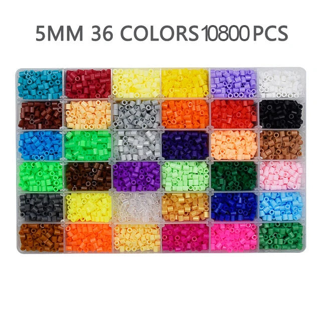 5mm/2.6mm 24/48/72 Colors Hama Beads 3D Puzzle Perler Fuse