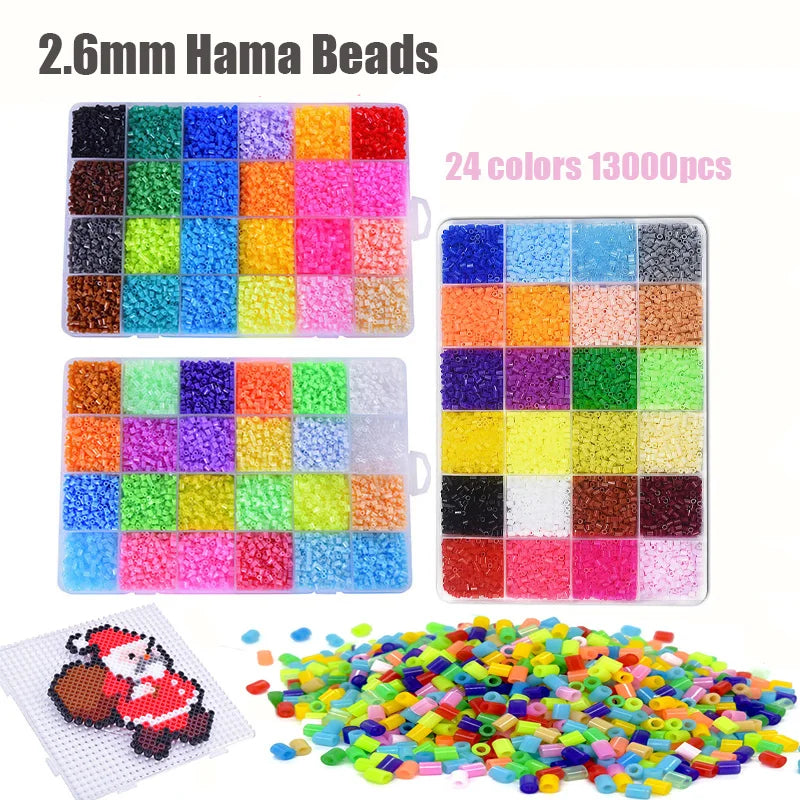 5mm/2.6mm 24/48/72 Colors Hama Beads 3D Puzzle Perler Fuse